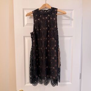 Elegant Black Lace Dress